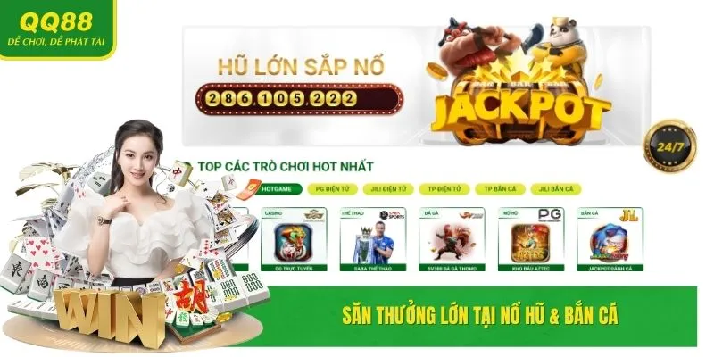 QQ88 🎖️ Trang Chủ Chính Thức QQ88.COM #1 | Đăng Ký QQ888 +88K 23 Săn thưởng hấp dẫn tại Nổ hũ & Bắn cá